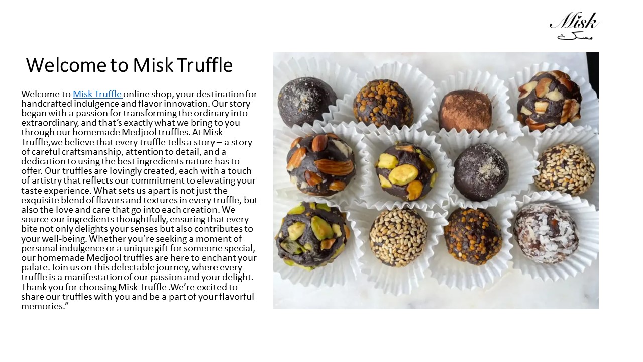 Buy Medjool Truffles in USA