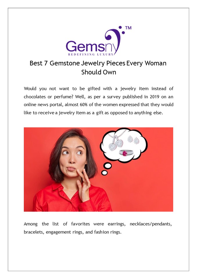 7 Classic Gemstone Jewelry Pieces Every Woman Should Own