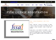 FSSAI LICENSE REGISTRATION