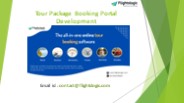 Tour Package Booking Portal Development