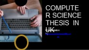 Computer Science Thesis In UK