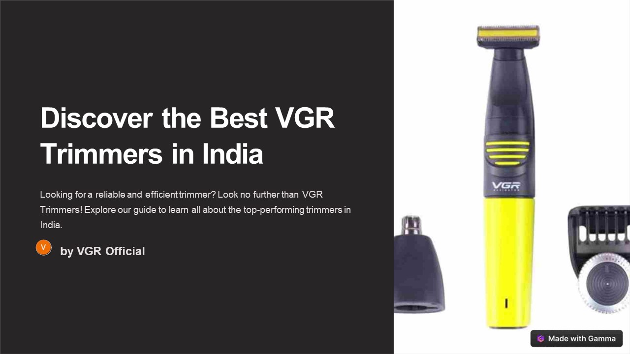 Discover-the-Best-VGR-Trimmers-in-India