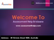 Assessment Help Brisbane