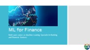 ML for Finance