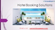 Hotel Booking Solutions