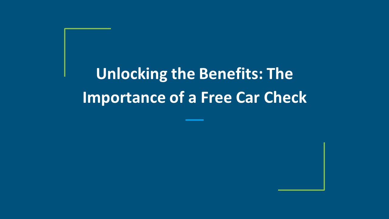 Free car check - The Auto Experts