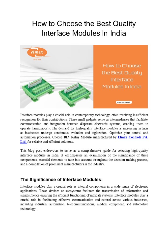 High Mast Lighting Pole Terminal Block Manufacturers in India