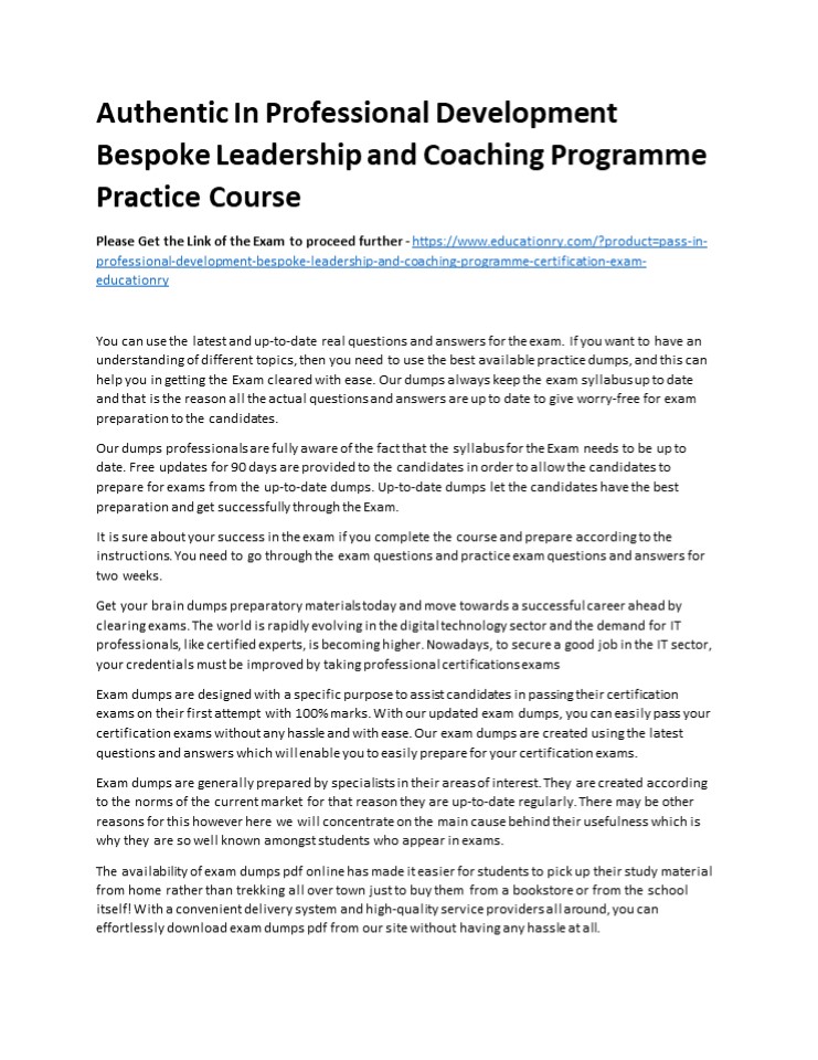 Authentic In Professional Development Bespoke Leadership and Coaching ...
