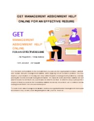 Get Management Assignment Help Online | Assignment Santa