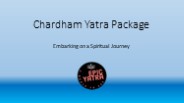 chardham yatra package