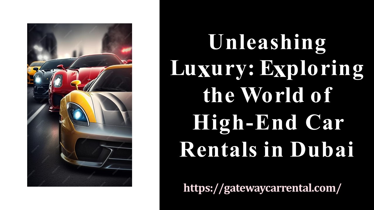 Rent A Luxury Car Rental In Dubai