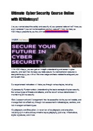 Cyber Security Course Online