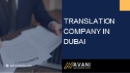 Translation Companies in UAE