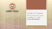 Mobile LCD Display Manufacturers and suppliers in India
