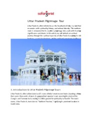 Uttar Pradesh Pilgrimage Tour