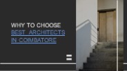 ARCHITECTS IN COIMBATORE