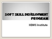Soft Skill Development Program