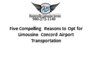 Limousine Concord Airport Transportation