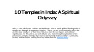 10 Popular Hindu Temples in India
