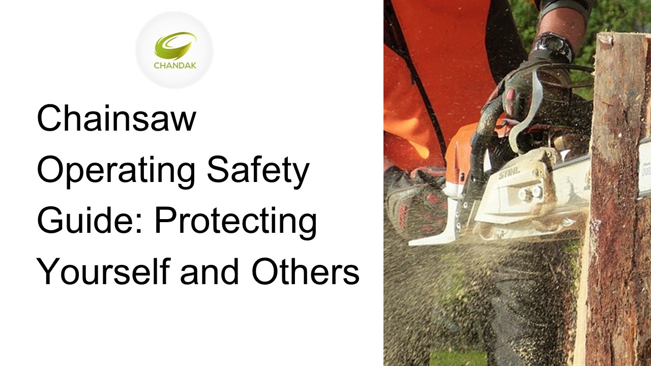 PPT Chainsaw Operating Safety Guide Protecting Yourself and Others
