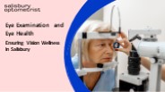 Ensuring Vision Wellness in Salisbury