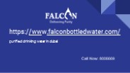 Purified Drinking Water Company In Dubai, UAE