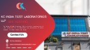 BIS Testing Lab - KC India Test Laboratories