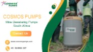 Mine Dewatering Pumps South Africa