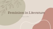 Feminism in Literature