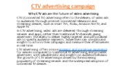 CTV advertising campaign