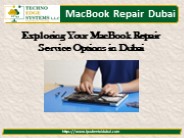 Exploring Your MacBook Repair Service Options in Dubai