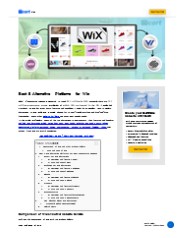 Best 5 Alternative Platforms for Wix