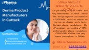 Third Party Pharma Manufacturing In Cuttack, Odissa