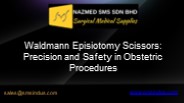Waldmann Episiotomy Scissors
