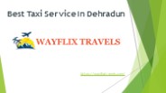 BestTaxi Service In Dehradun