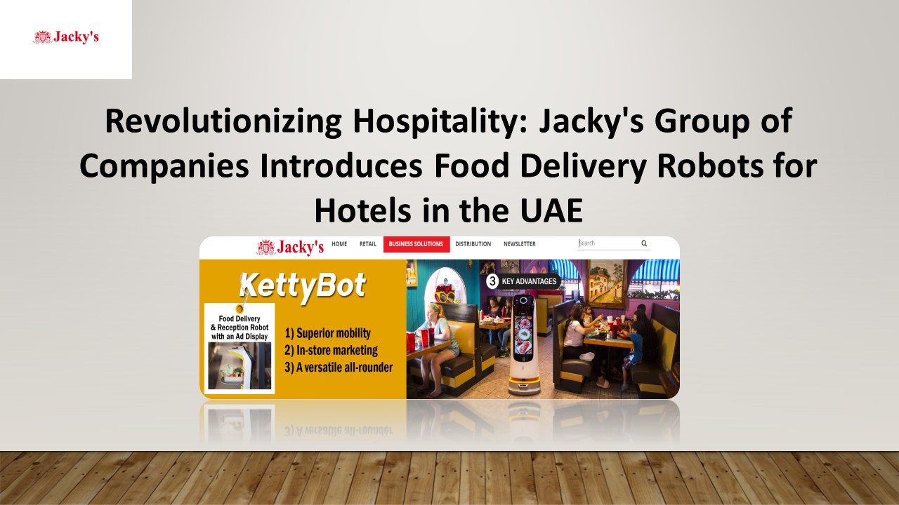 Food Delivery Robots for Hotels UAE - Jackys