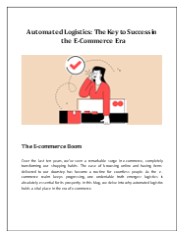 SNS Logistics: Your Automated Shipping Partner