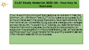 CLAT Study Material 2023-24