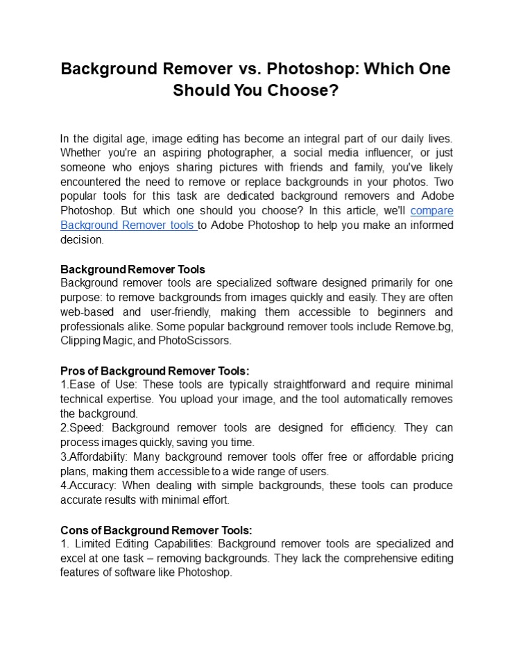 Compare Background Removals