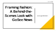 Best Fashion Photography - GoSee NEWS