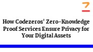 How Codezeros' Zero-Knowledge Proof Services Ensure Privacy for Your Digital Assets