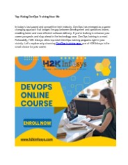 Top Rating DevOps Training Near Me