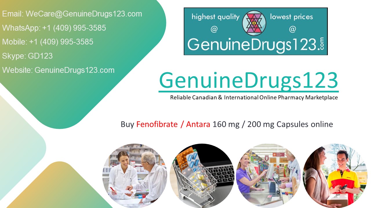 Get Relief with Fenofibrate Antara - Order Now
