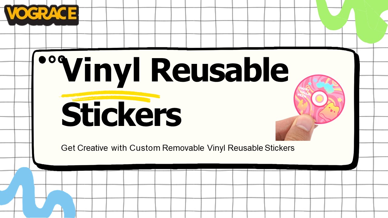September's Hottest Trend: Removable Vinyl Reusable Stickers