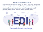 What Is an EDI Provider? (1)