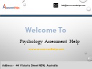 Psychology Assessment Help