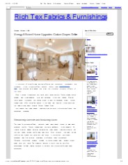 Energy-Efficient Home Upgrades: Custom Drapes Online