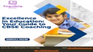 Excellence in Education: Your Guide to CBSE Coaching