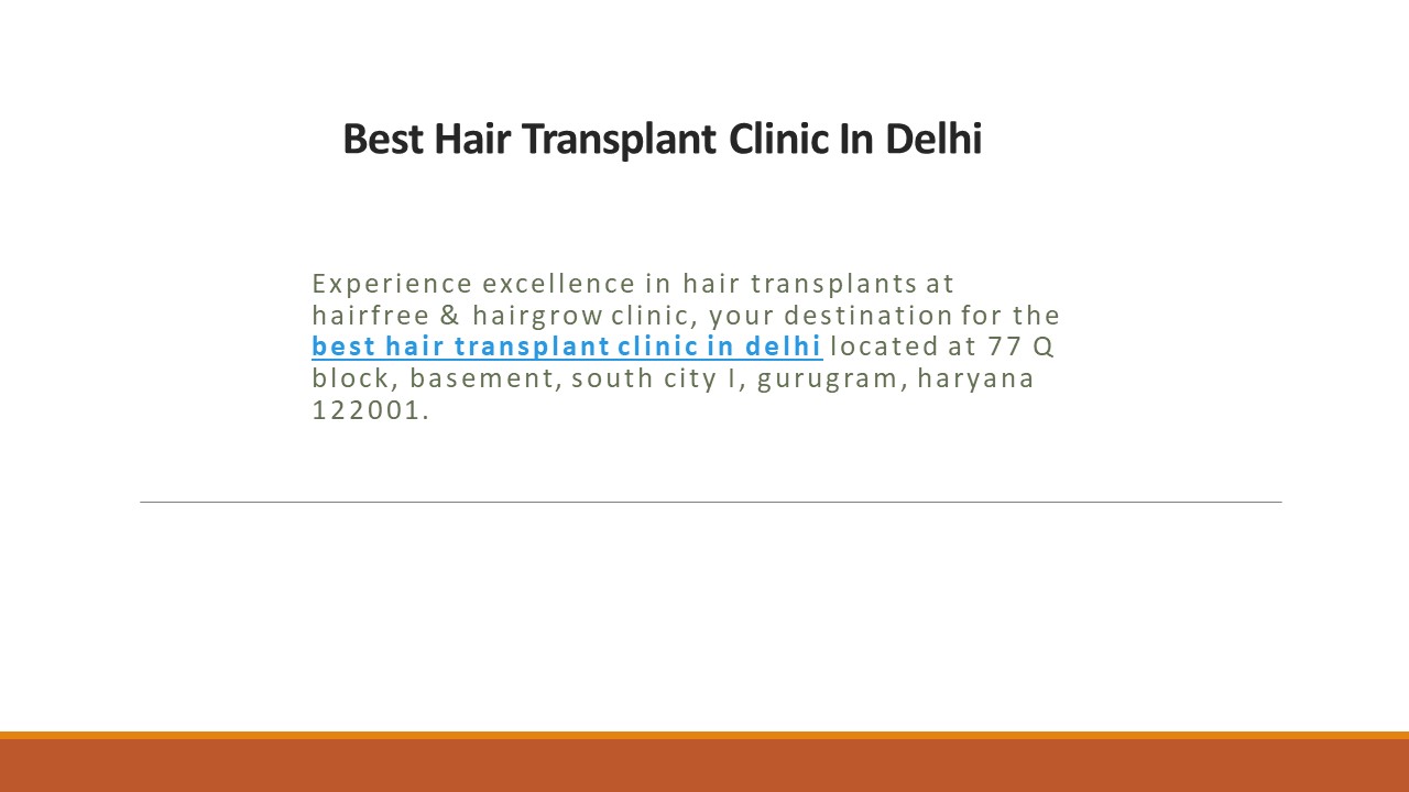 Best Hair Transplant Clinic In Delhi