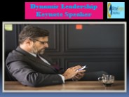 Dynamic International Keynote Speaker